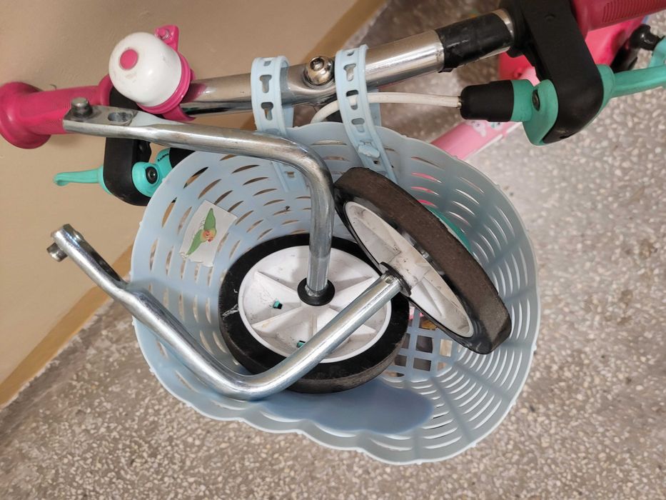 Rowerek Dzieciecy 14 cali B-twin Decathlon + Kółka Boczne