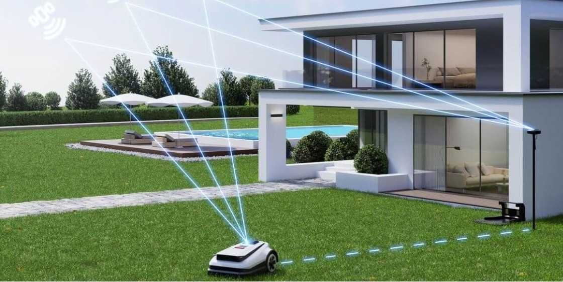 Kosiarka automatyczna Ecovacs Goat A1600 RTK, 1600 m², aplikacja