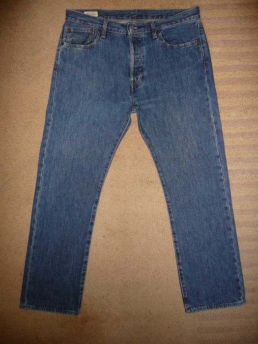 Spodnie dżinsy LEVIS 501 W34/L30=46/104cm PREMIUM