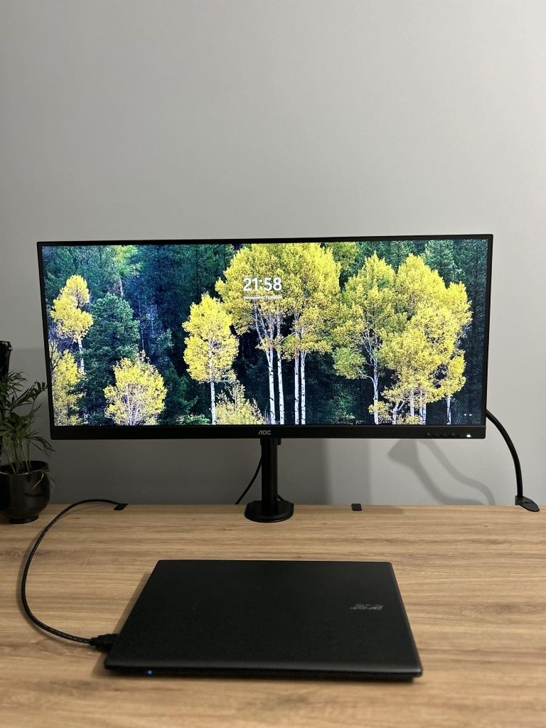 Monitor gamingowy AOC U34G3XM/EU 34" UWQHD VA 144Hz 1ms