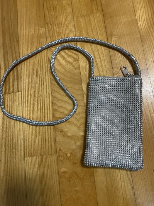 Torebka srebrna wieczorowa dee zee