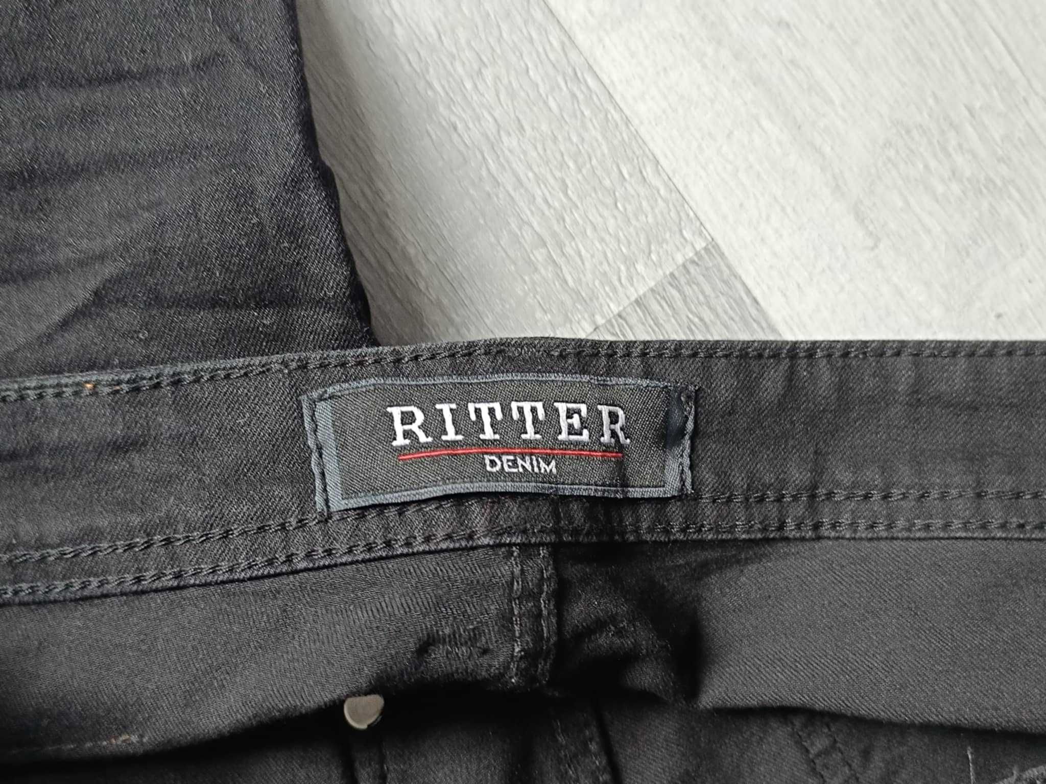 Ritter Jeansy z Naszywkami & Przetarciami slim – Streetwearowy Sztos!