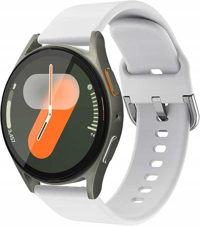PASEK DO SAMSUNG GALAXY WATCH 4 5 6 40mm/44mm/45mm/46mm/47mm biały