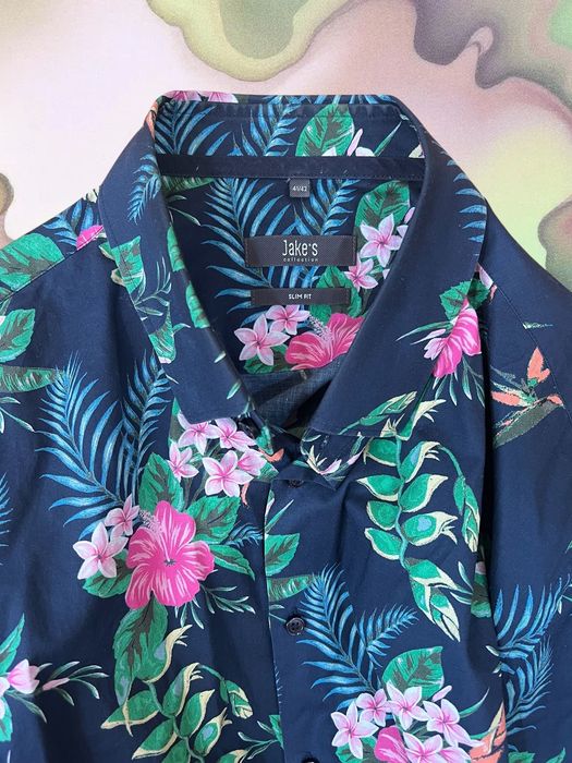 Jake’s roz. M męska koszula w kwiaty