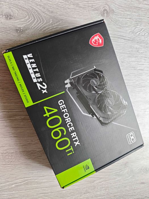 Відеокарта GeForce RTX 4060 Ti 8 GDDR6 MSI VENTUS 2X OC