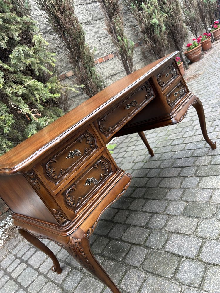 Biurko Ludwikowskie Ludwik Warrings Gabinet Chippendale Po Renowacji