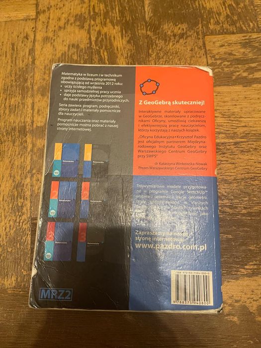 Zbiór zadań do liceum i technikum Matematyka rozszerzona 1+1