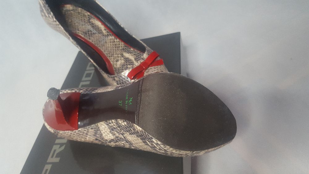 Czółenka otwarte - szpilki Prima Moda
