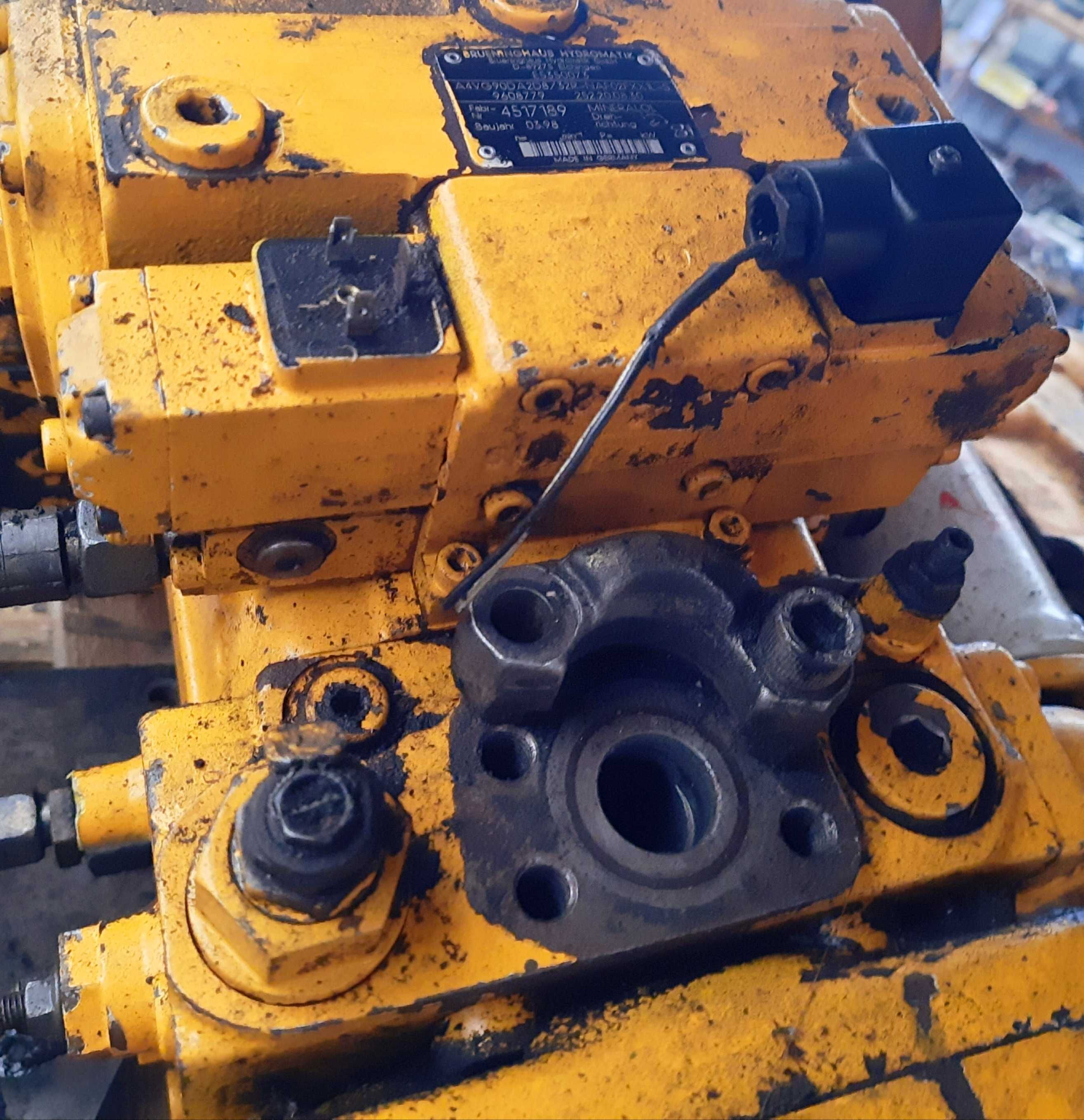 koparka mecalac 14 mtx pompa hydrauliczna jazdy hydromatik a4vg90da2d8