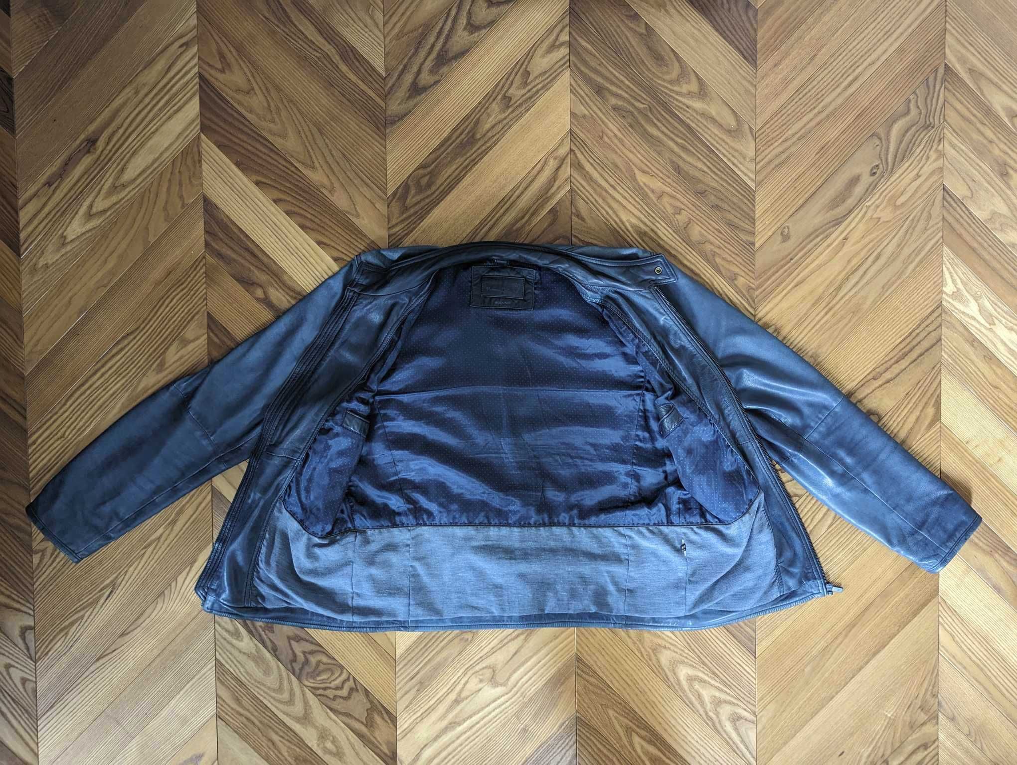 Kurtka skórzana Massimo Dutti - roz. M