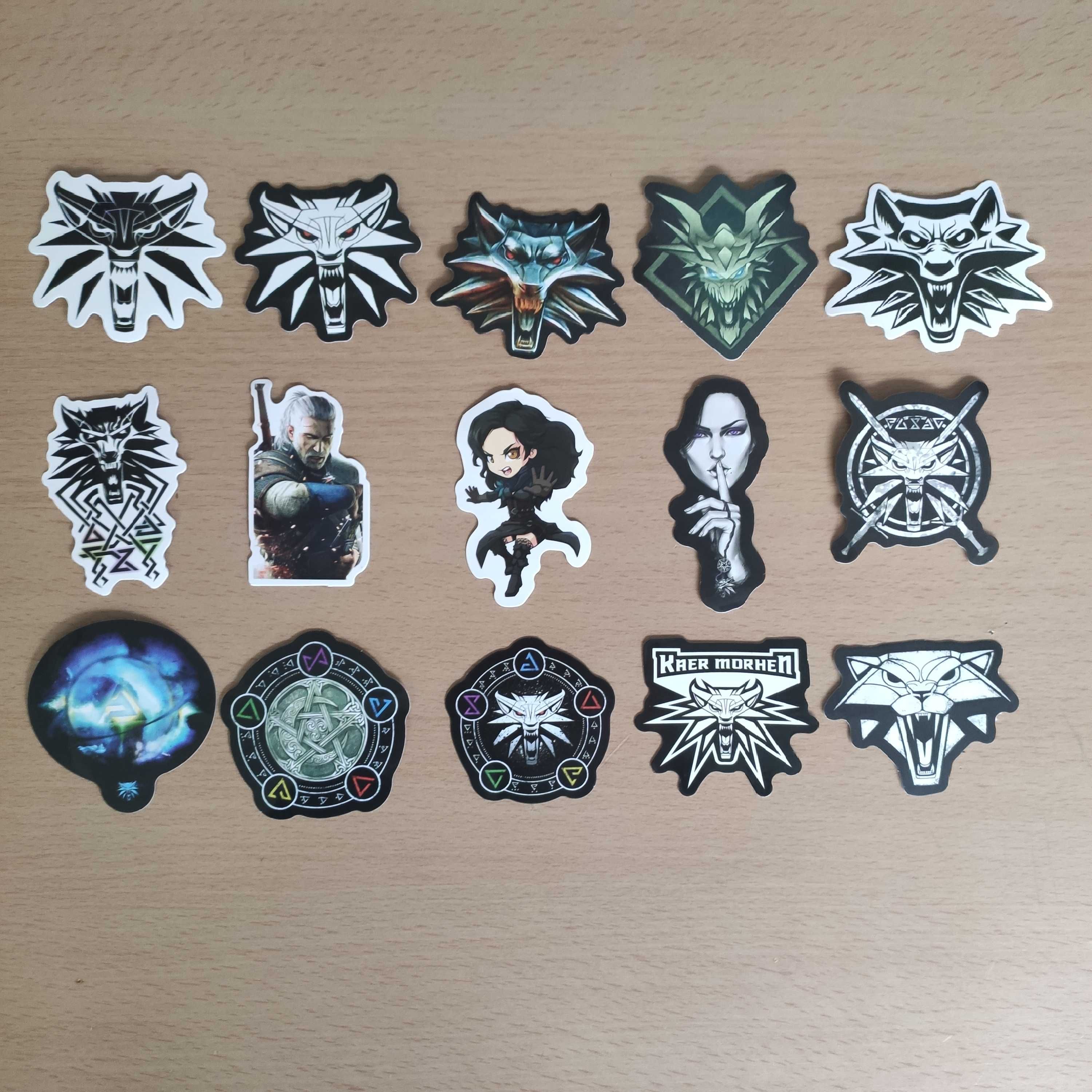 50 Stickers Autocolantes The Witcher