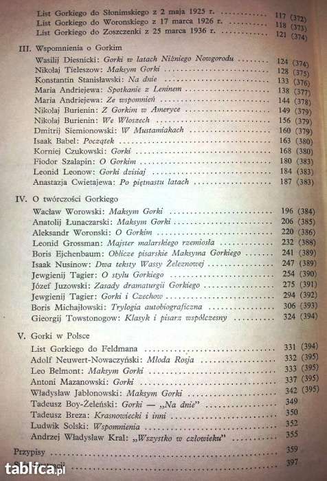 Maksym Gorki ; Jarosław Iwaszkiewicz - życie i twórczość