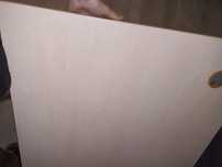biurko 120x80 nogi wkręcane w stelaż kolor jasny/białe drewno