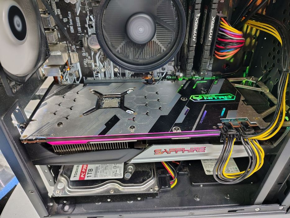 Системний блок Пк amd ryzen 5 3600/ram 16 gb/hdd 1000 gb/ssd 500 gb/am