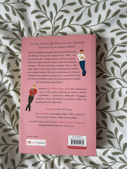 ,,Red white & royal blue’’