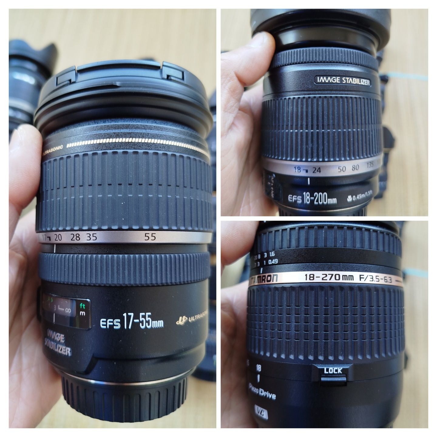 Lentes para Canon EF-S, 10 no total