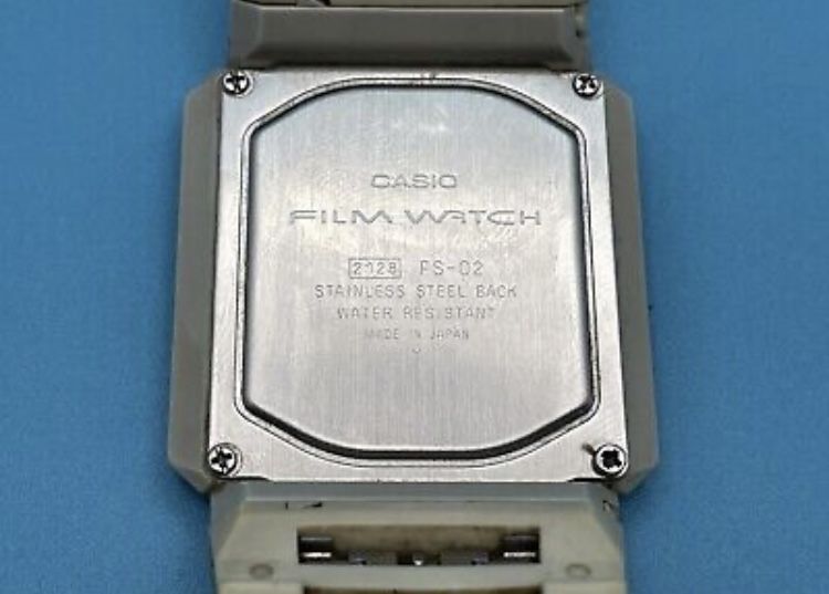 CASIO FS-02 ZEGAREK FILMOWY VINTAGE lcd zegarek cyfrowy - LATA 80-TE