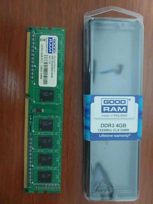 Оперативная память GOOD RAM  4 GB.