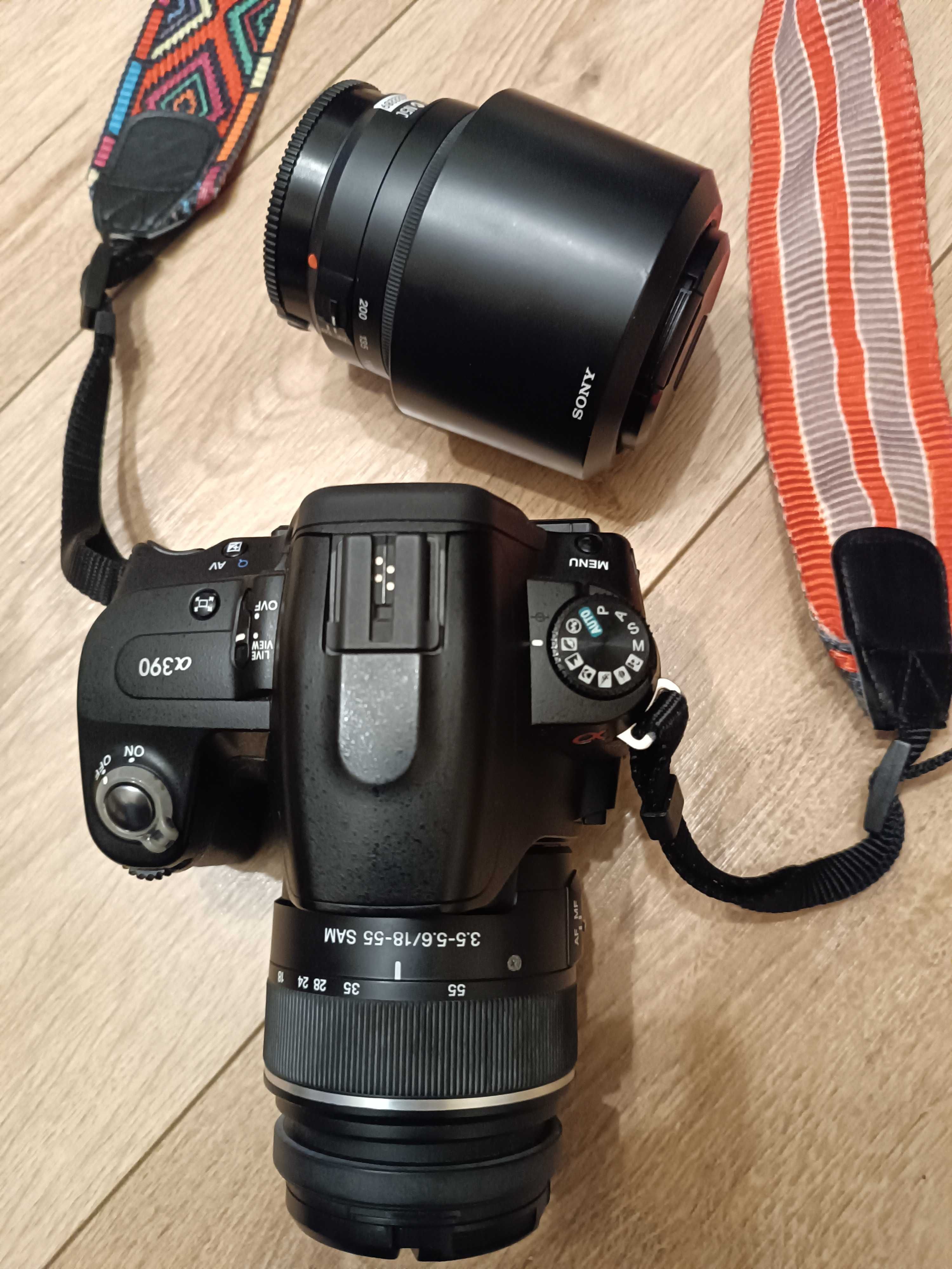 Aparat lustrzanka Sony  DSLR-A390