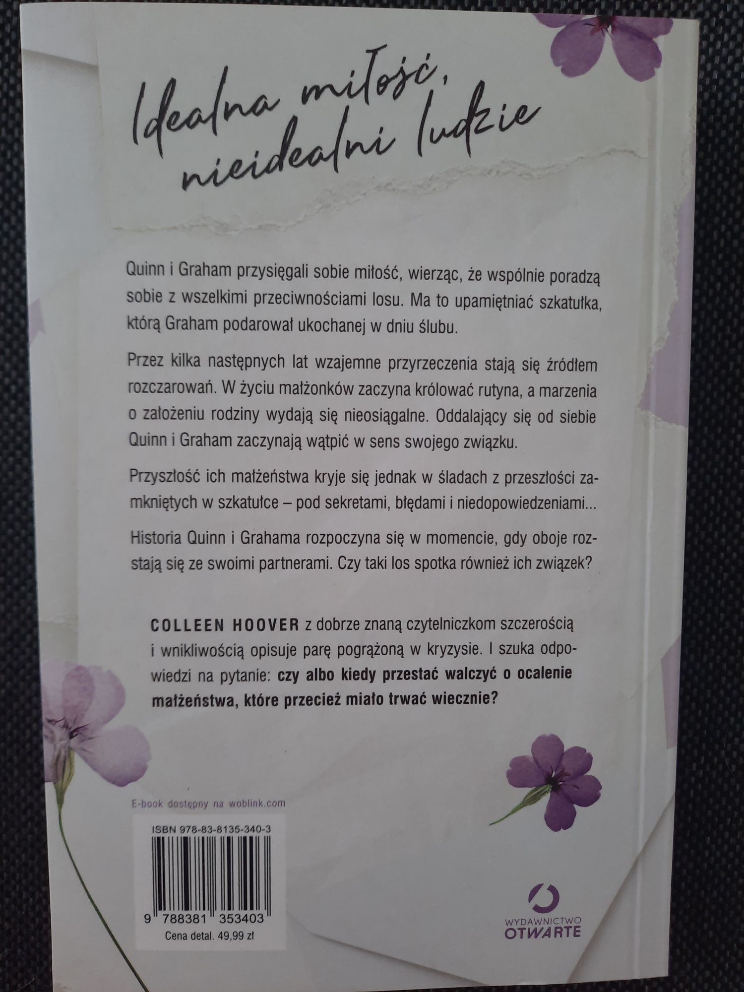 All your perfects, wszystkie nasze obietnice, COLLEEN HOOVER
