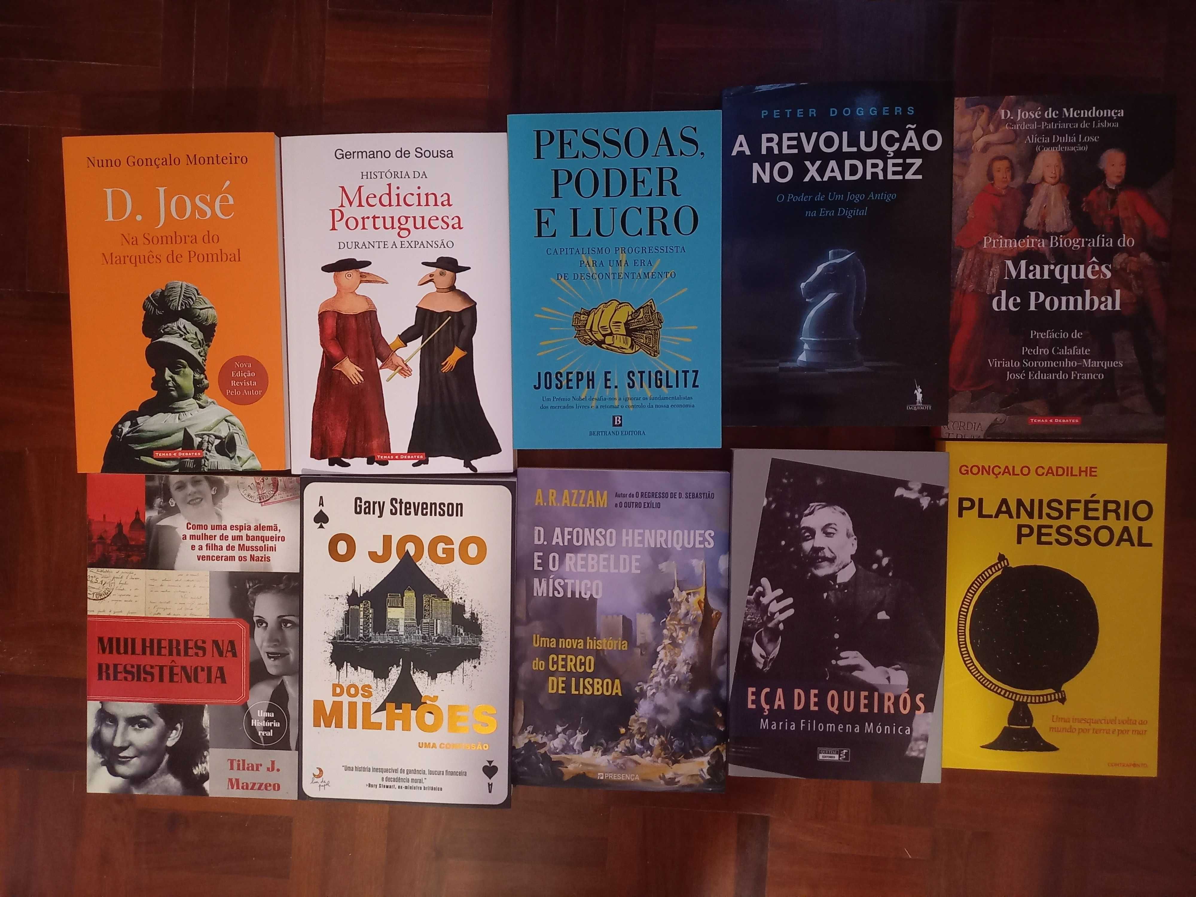 Lote de 80 livros (não ficção)