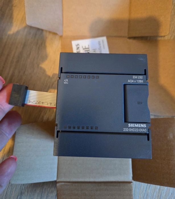 3x Saída Analógica de 4 Canais" no módulo Siemens EM 232