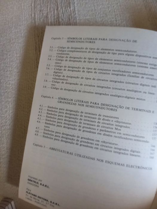Manual de símbolos eletrónicos Plátano Editora
