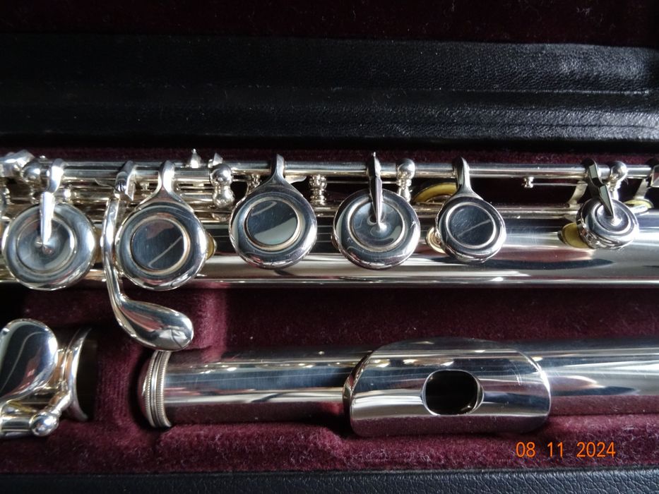 Flet Poprzeczny Yamaha YFL 517 Główka Am Srebrna OKAZJA