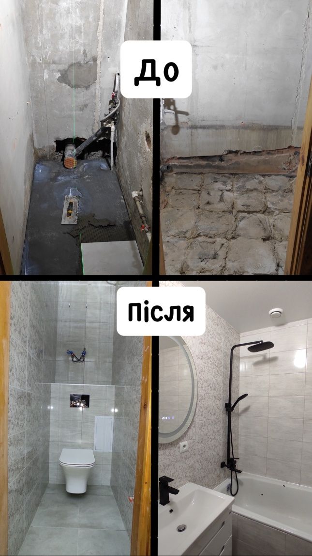 Ремонт під ключ. Ремонт квартир, будинків, офісів, комерції...
