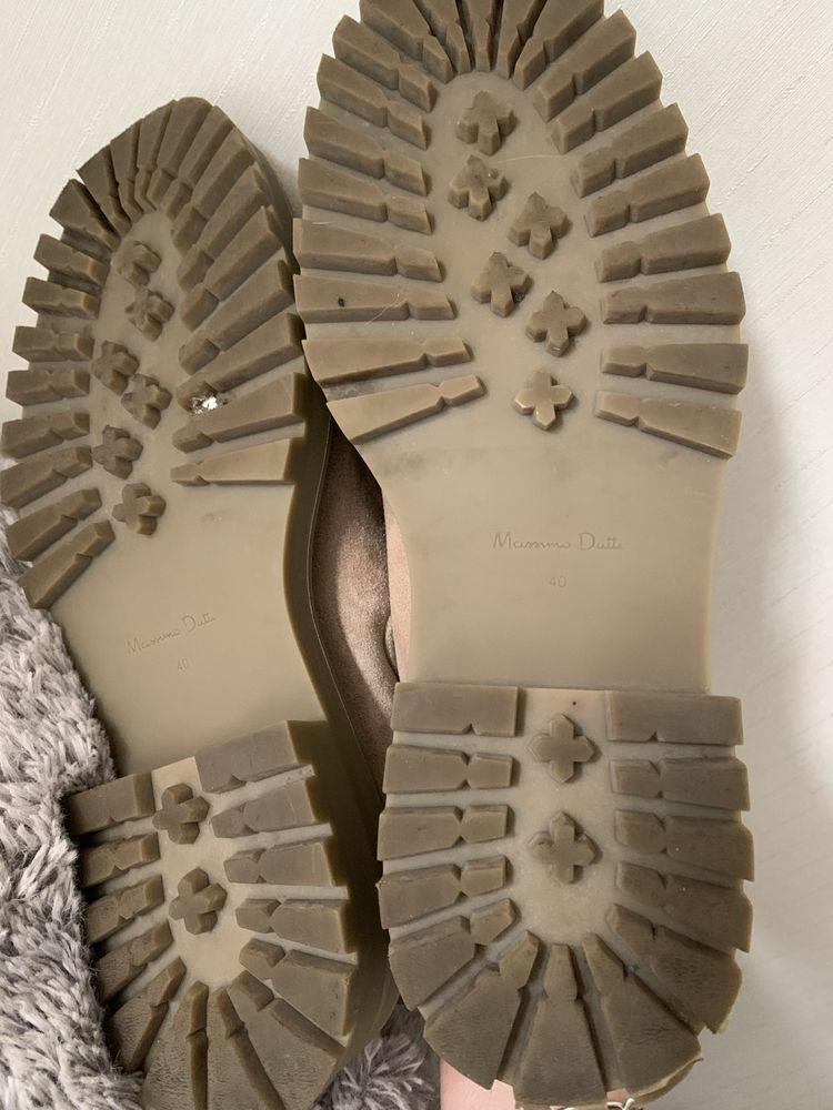 Massimo Dutti туфли замшевые