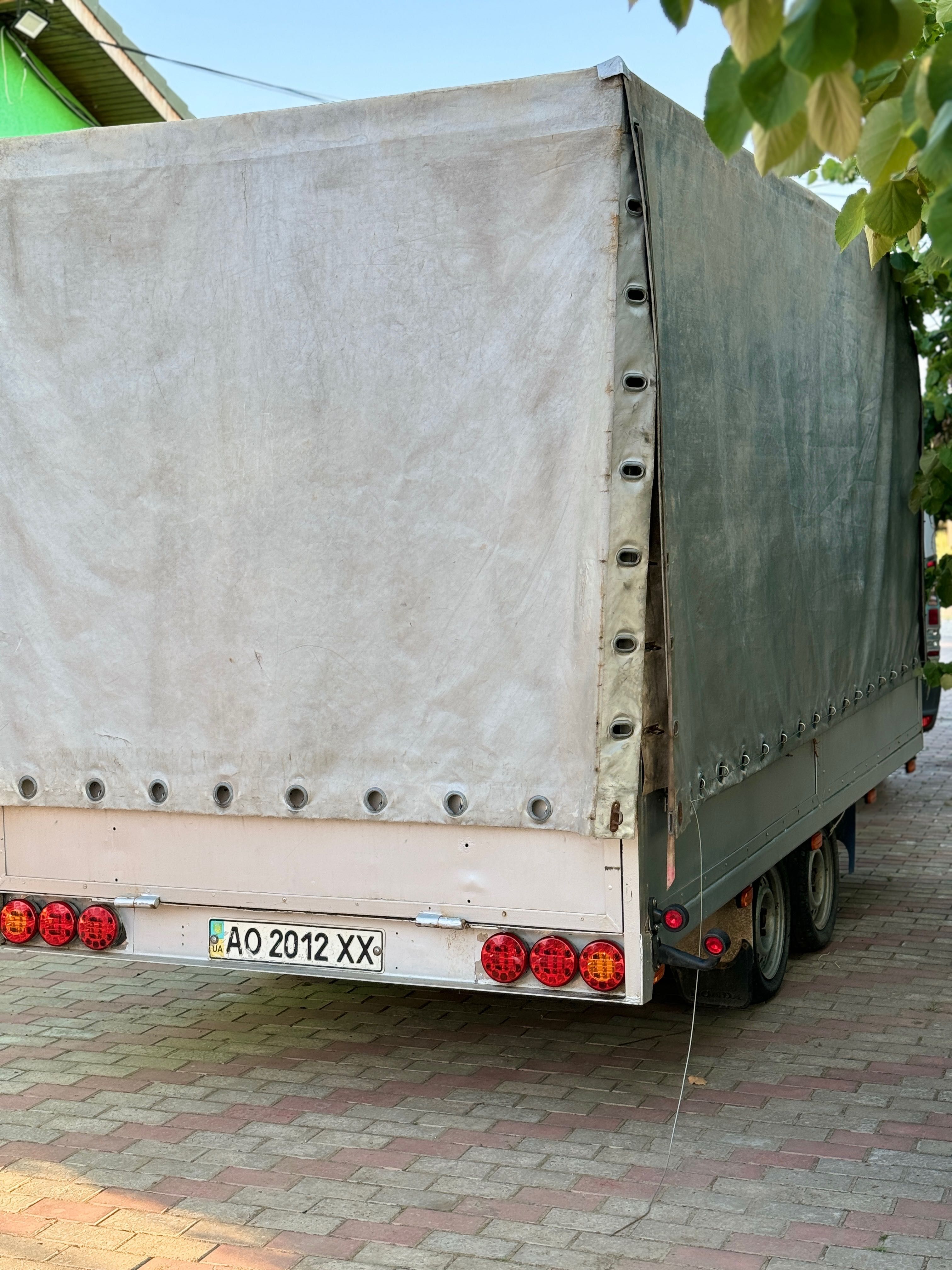 Прицеп тент Причіп Witteveen DR 2004