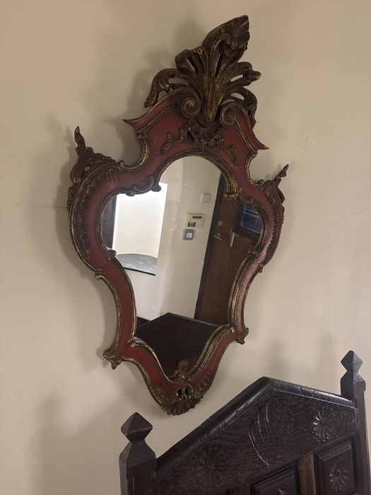 Espelho de entrada bordeaux