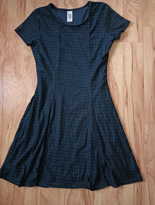 Sukienka midi granatowa C&A rozmiar S/M
