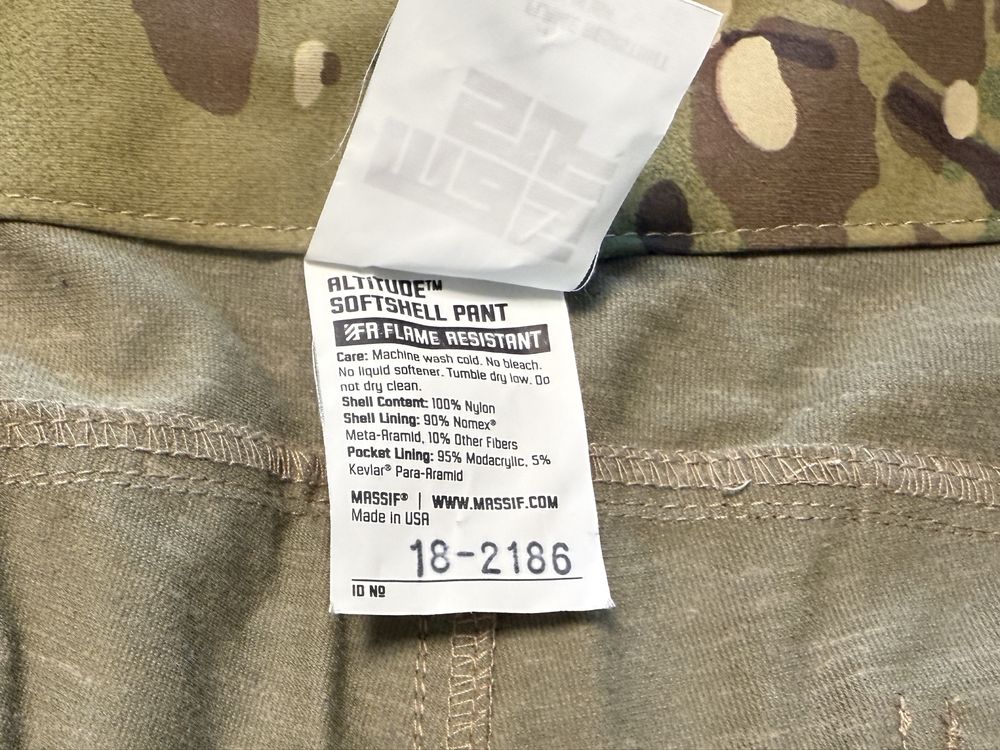Вогнетривкі тактичні штани Massif pant softshell розмір S