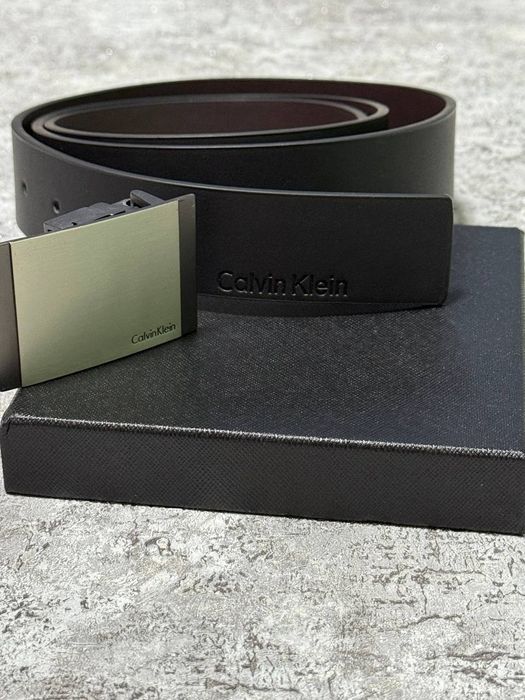 Чоловічий ремінь Calvin Klein | Мужской ремень Келвин Кляйн в подарочн
