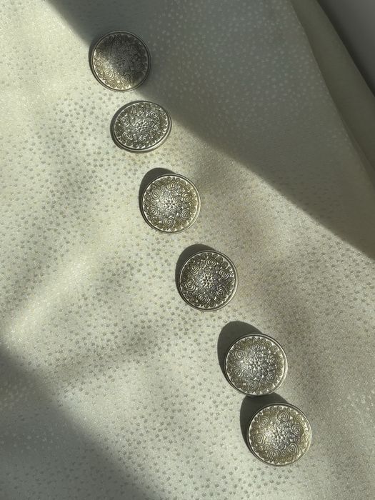 Металеві ґудзики світло-золотого кольору