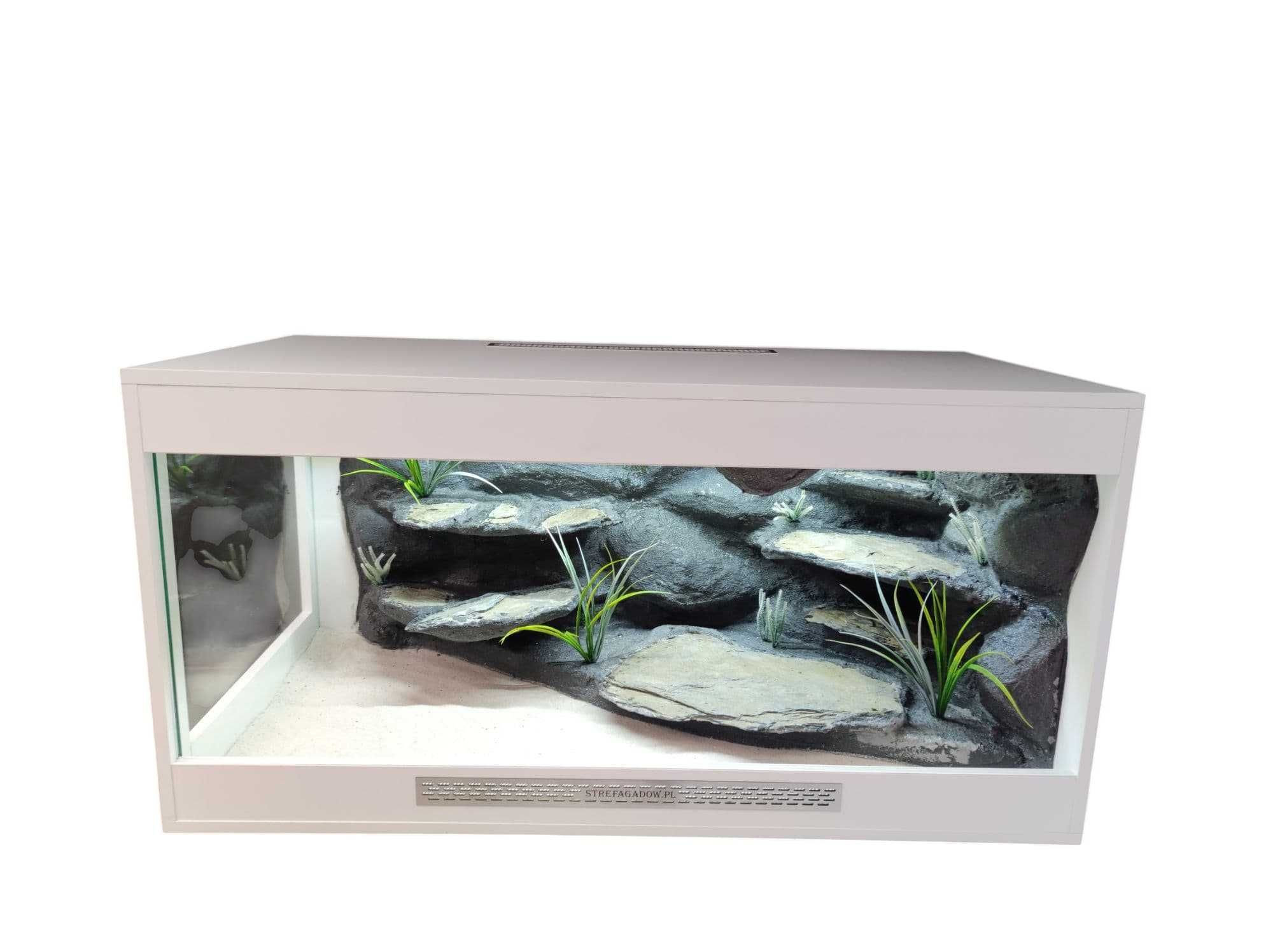 Terrarium pustynne nr737 120/60/60 dla agamy brodatej DOSTĘPNE