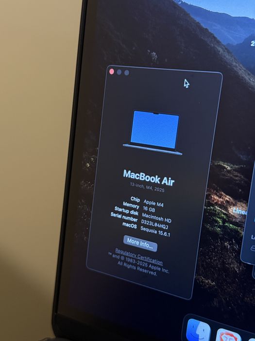 Macbook Air M4 13”