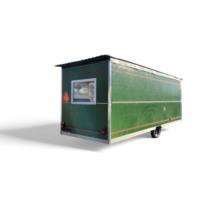 PRZYCZEPA SOCJALNA!  Idealna na budowę Magazyn Szatnia! Transport