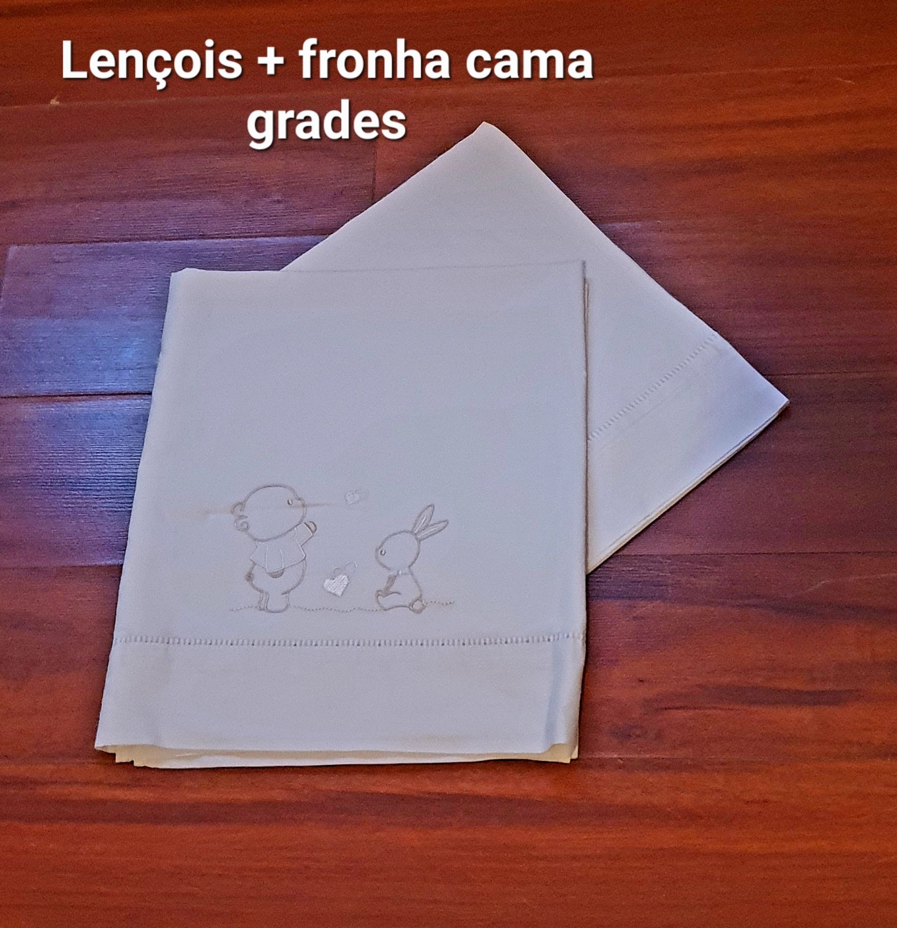 Lençois algodão cama grades