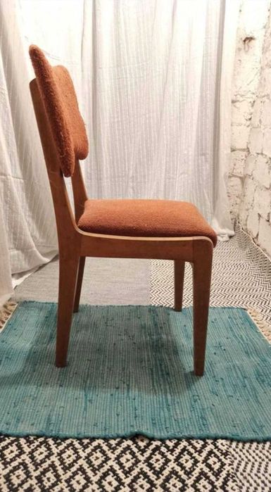 Stare Krzesło PRL 60 typ S-3 296/B Motylki motylek Hałas retro vintage