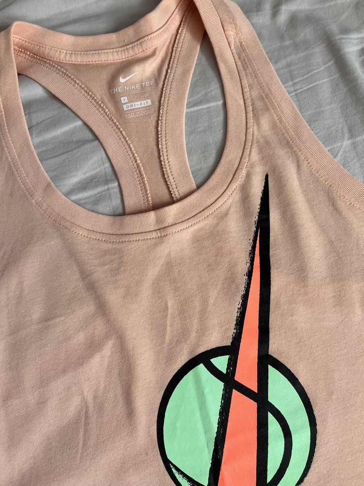 Nike Court koszulka tenisowa tank top brzoskwinia S