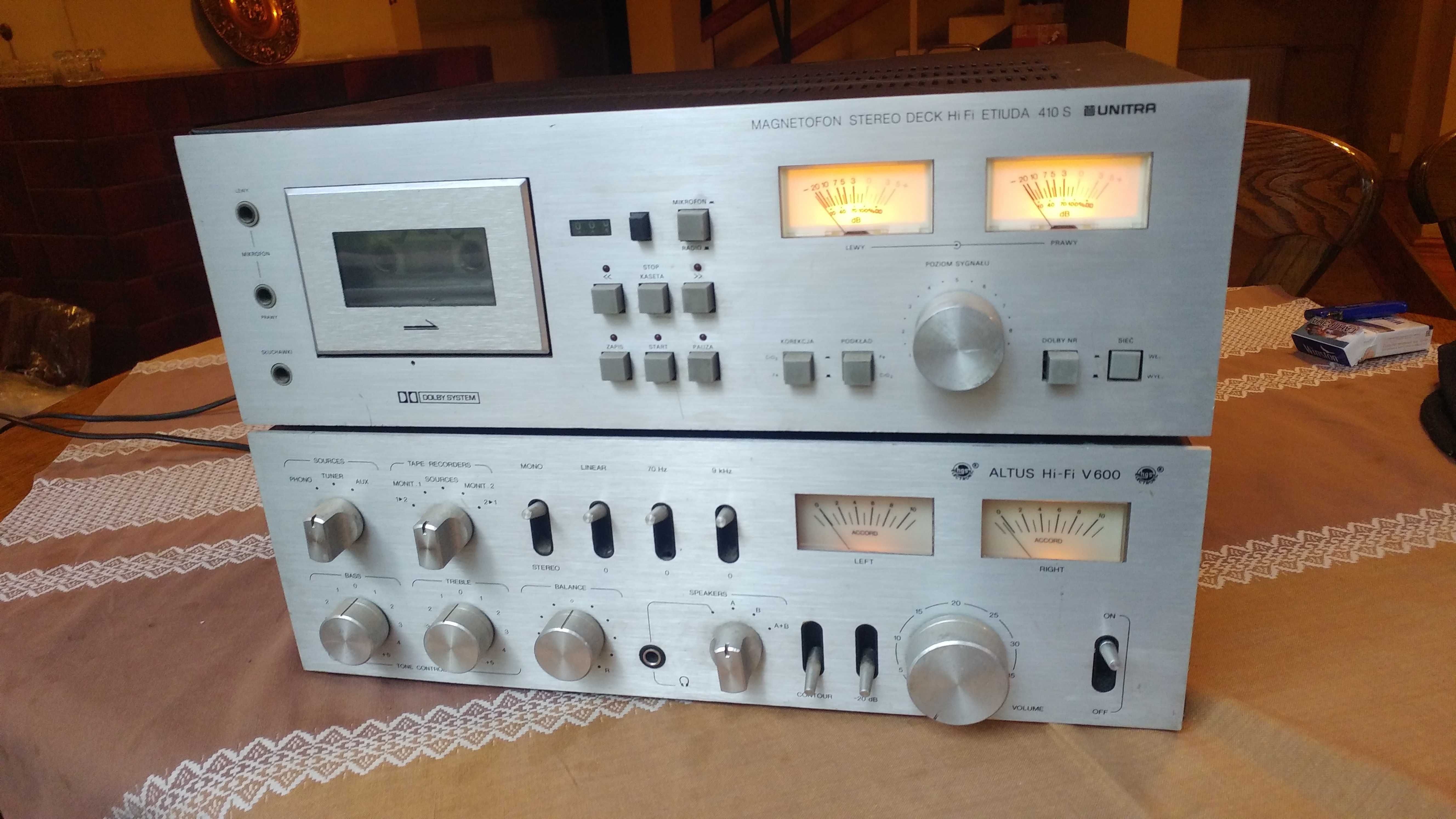 Wzmacniacz Altus Hi-Fi V 600. 2 x 65 W. Wersja eksportowa