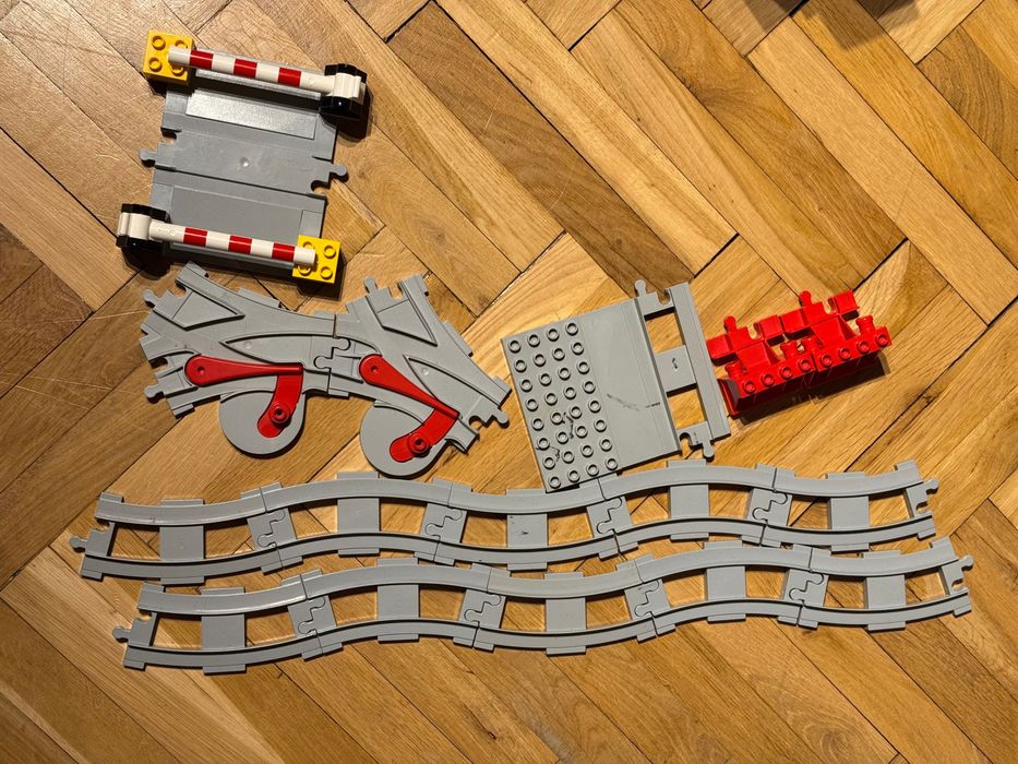 Lego Duplo pociąg Parowy, Towarowy, tory 10872, 10875, 10874, 10882