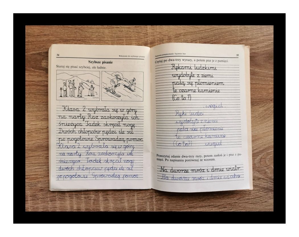 Ćwiczenia w pisaniu dla klasy 2 – Tadeusz Wróbel, 1994