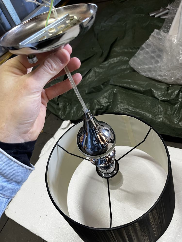 Gillenia lampa wisząca 1x60W E27 czarna