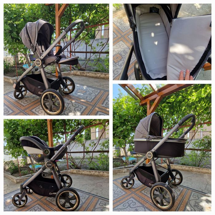 Універсальна коляска 3 в 1 (з автокріслоо) BabyStyle Oyster 3 Mercury/
