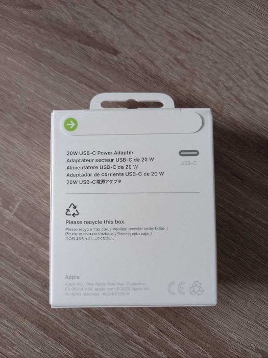 Оригінальний блочок 20w для iphone apple блок живлення зарядка