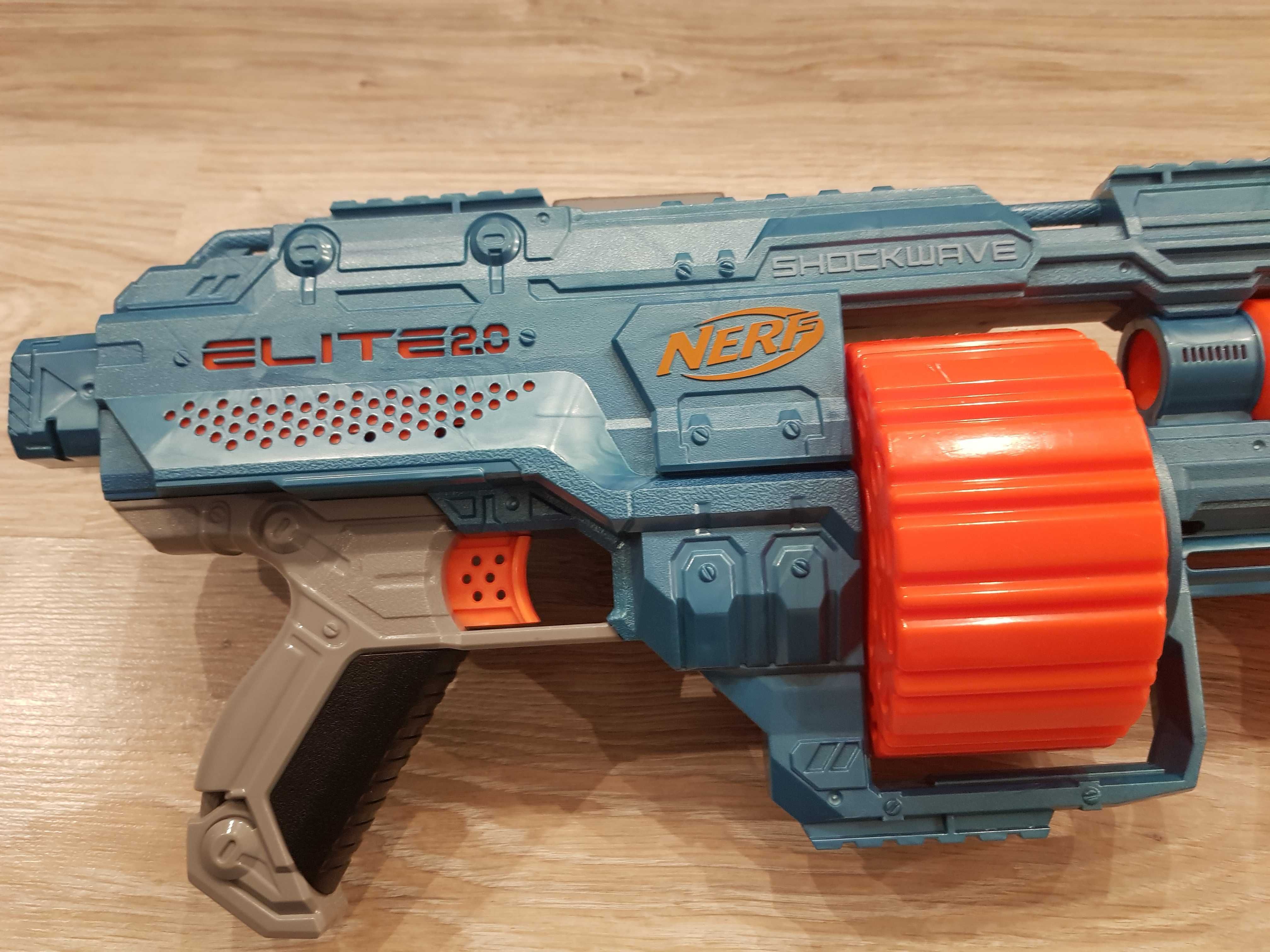 Nerf Elite 2.0 Shockwave i Nerf Fortnite 2 szt pistolet karabin