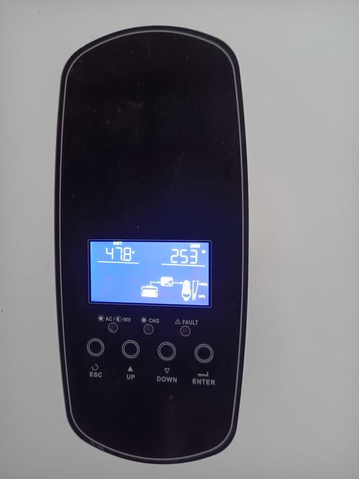 Гібридний сонячний Інвертор чистий синус Easun 24в 48в 220в 3-6кВт